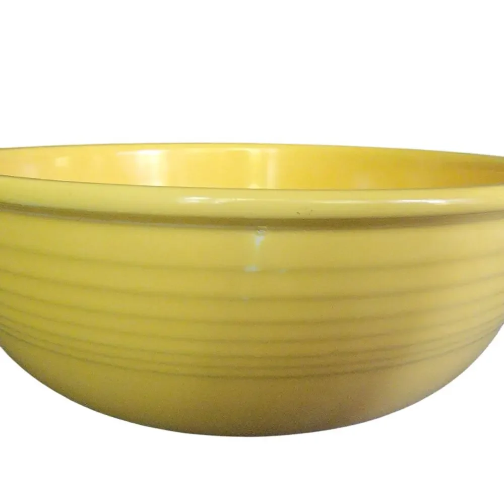 RARE! Vintage Fiestaware Original Yellow Unlisted Promotional Salad Bowl HLcoUSA